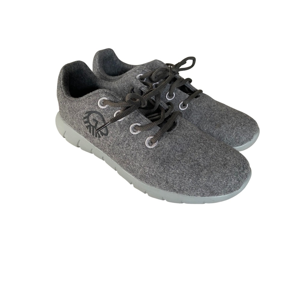 GIESSWEIN Wool Running Sneakers‎ Gray Lace Up Comfort Athleisure Mens Size 10